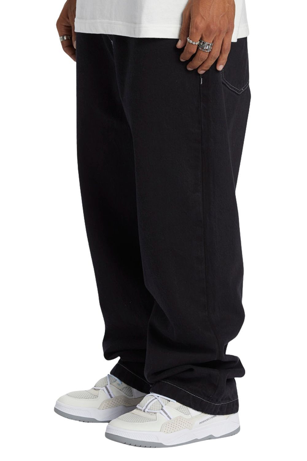 dżinsy DC Worker Baggy Denim RBT - KVJW/Black Tint