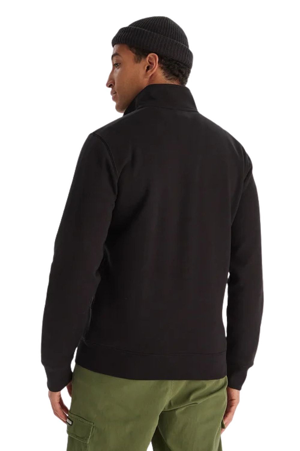 sweat-shirt Quiksilver Zip Fleece No Hood Zip - KVJ0/Black - men´s