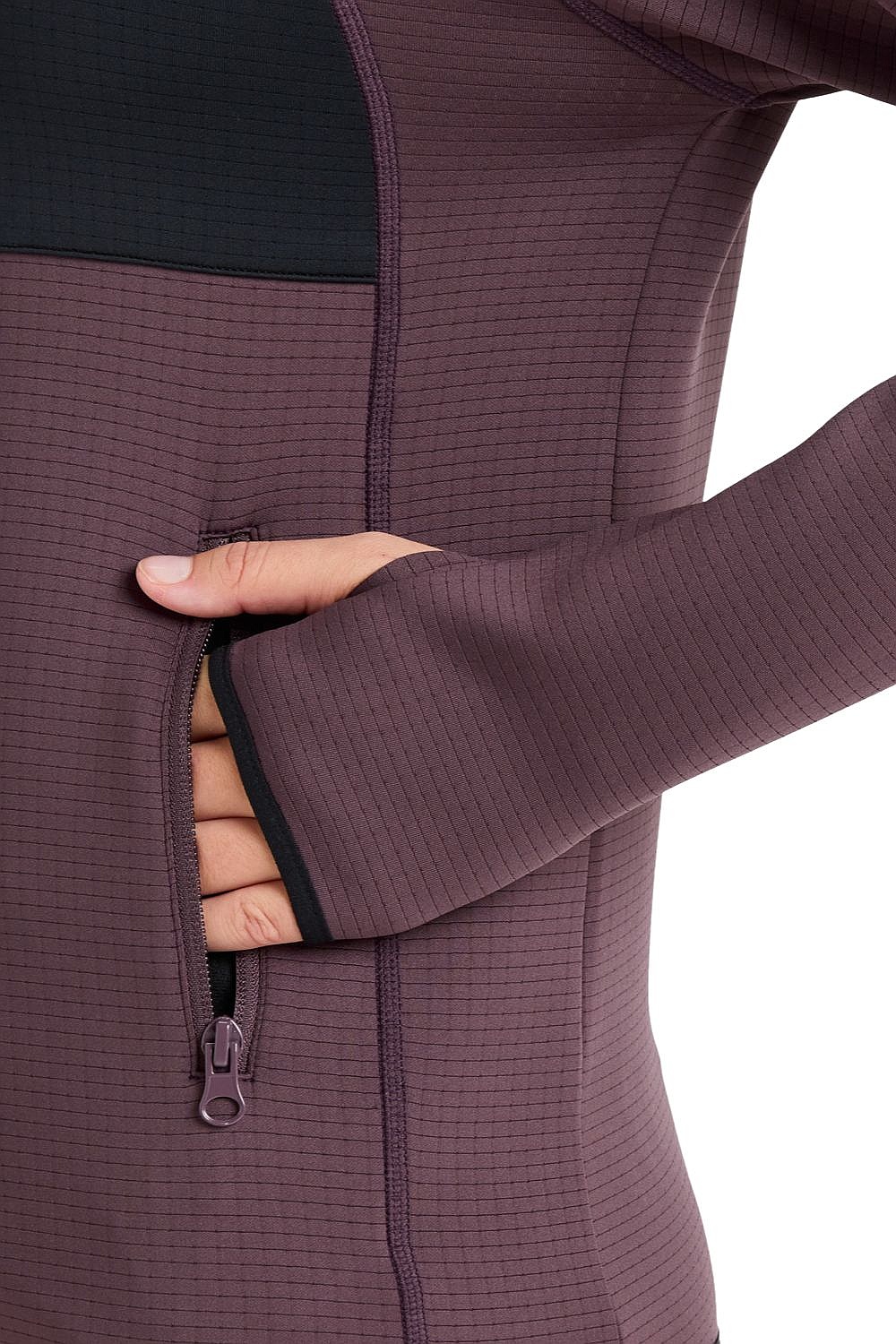 mikina Roxy Soaring Heights Zip - RRF0/Huckleberry - women´s