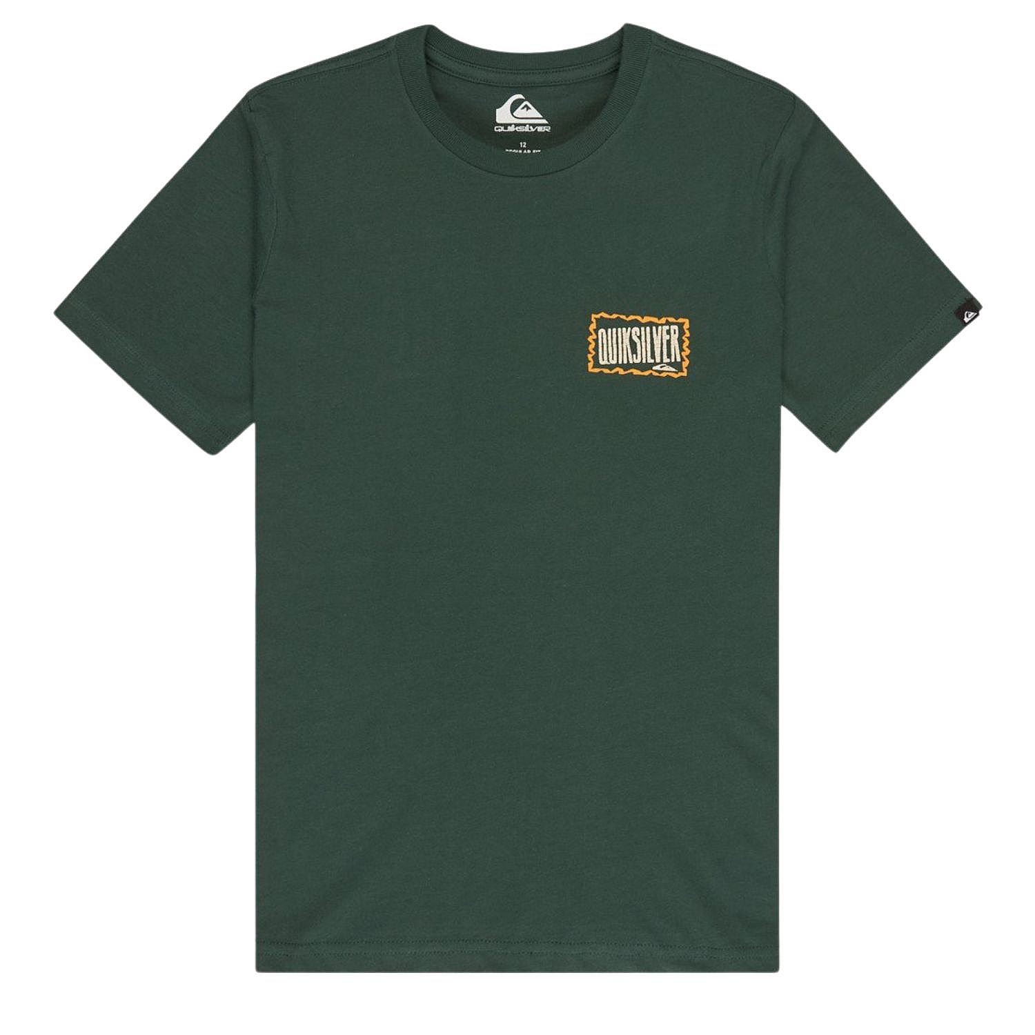 tričko Quiksilver Ev Gotam Foam - TKR/Trekking Green - boy´s