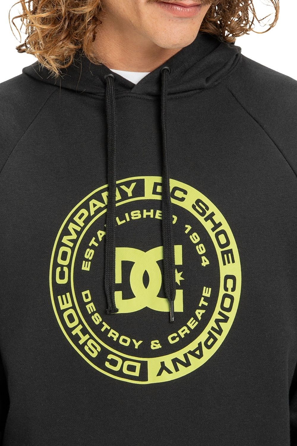 кофта DC Corpo Raglan Pullover - KVJ0/Black - men´s