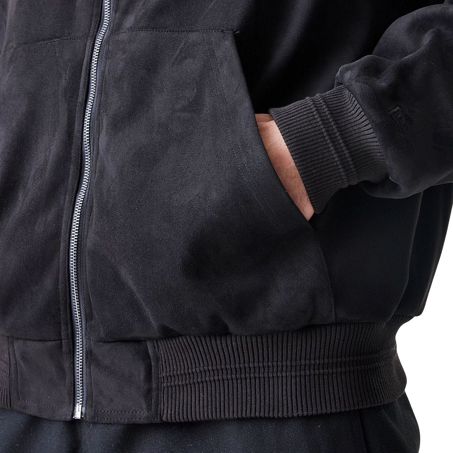 veste New Era Suede Hooded NBA Los Angeles Lakers - Black