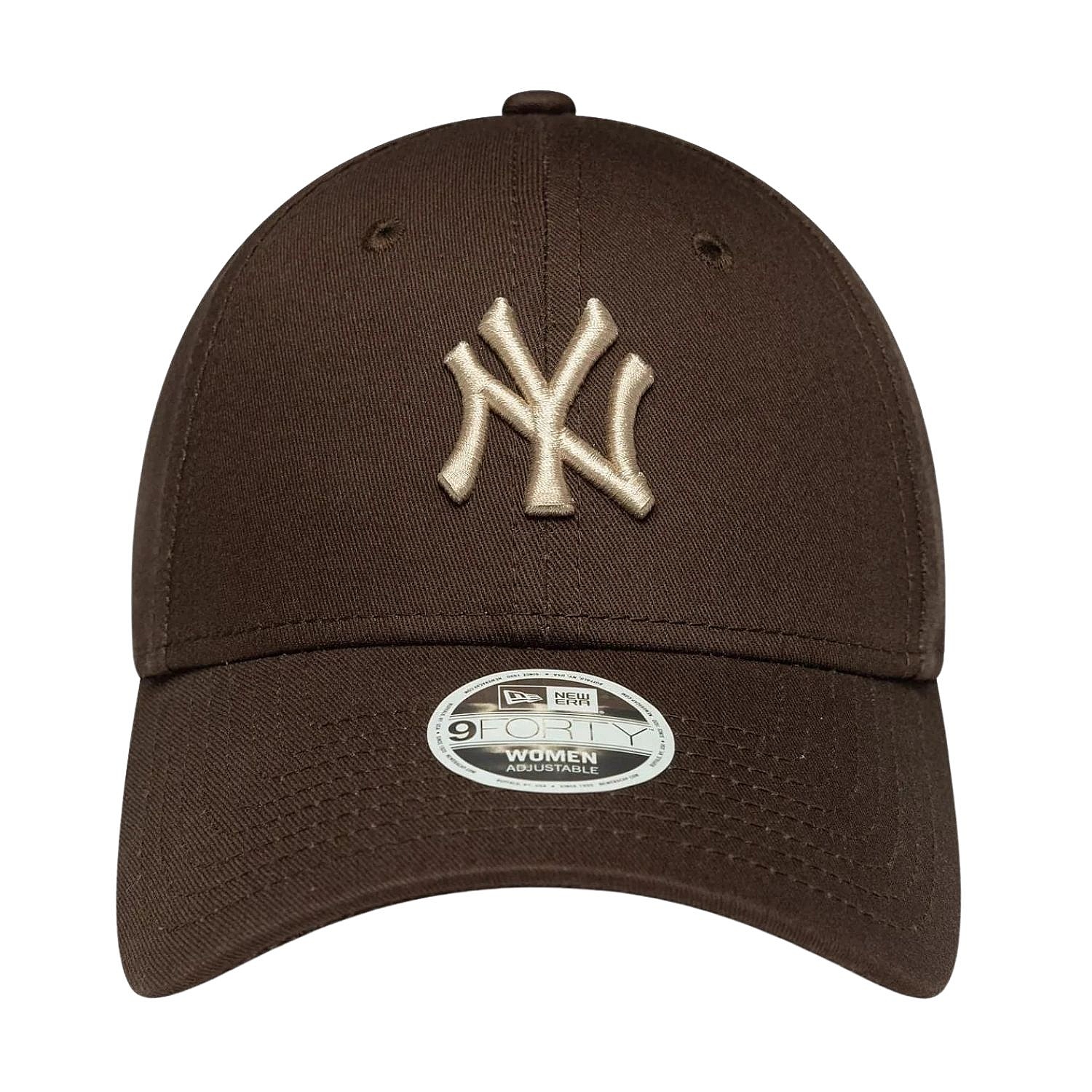casquette New Era 9FO League Essential Midi MLB New York Yankees - NFL Brown Suede - women´s