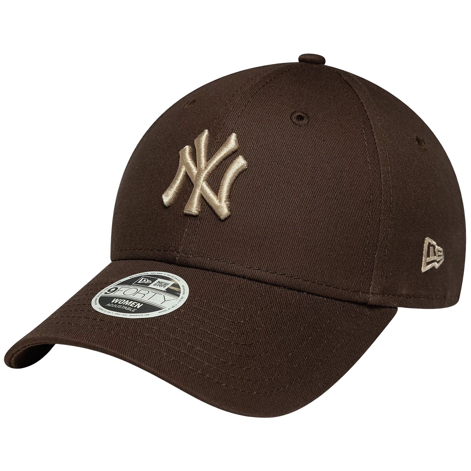 casquette New Era 9FO League Essential Midi MLB New York Yankees - NFL Brown Suede - women´s