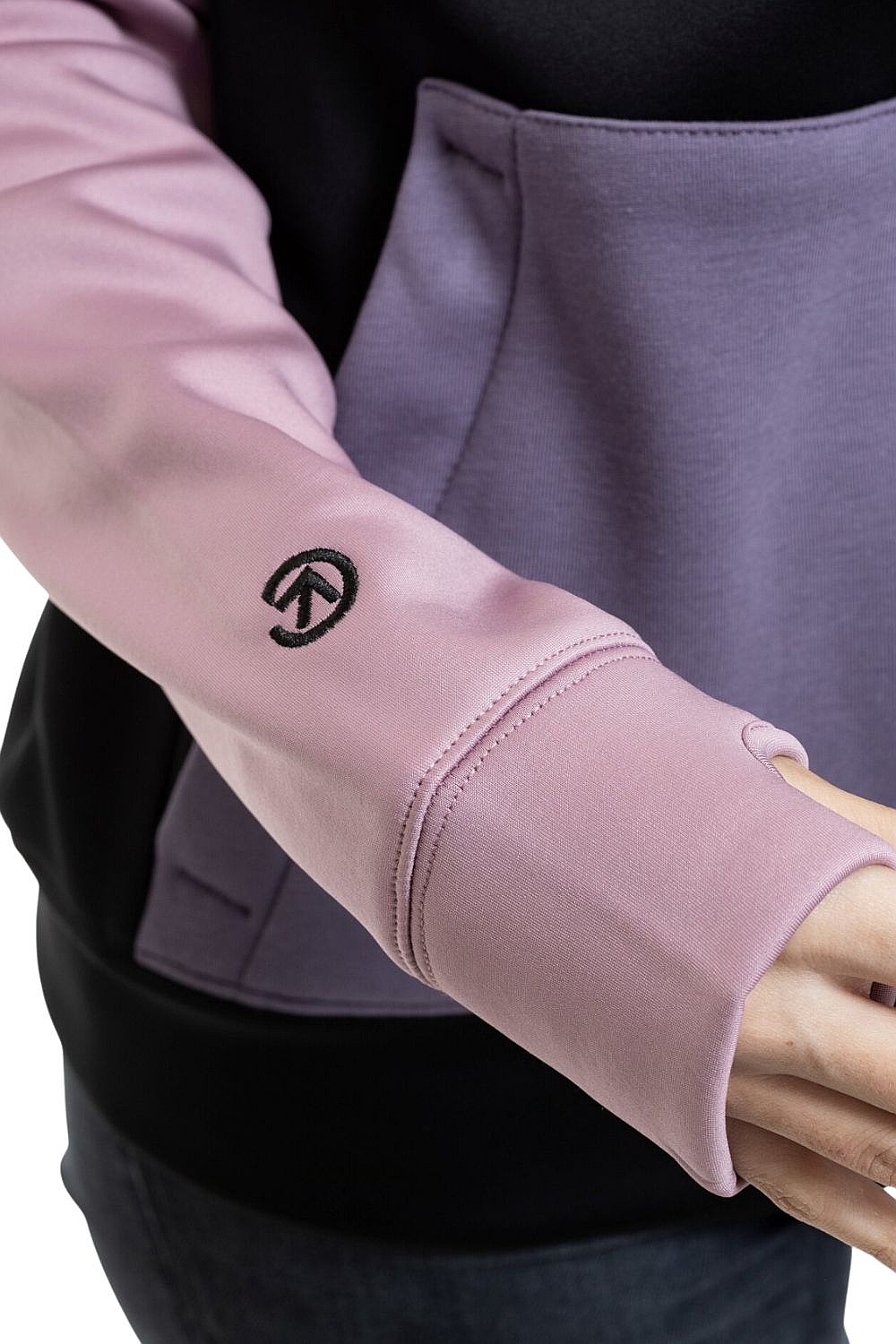 mikina Meatfly Alisha Zip - Purple/Black