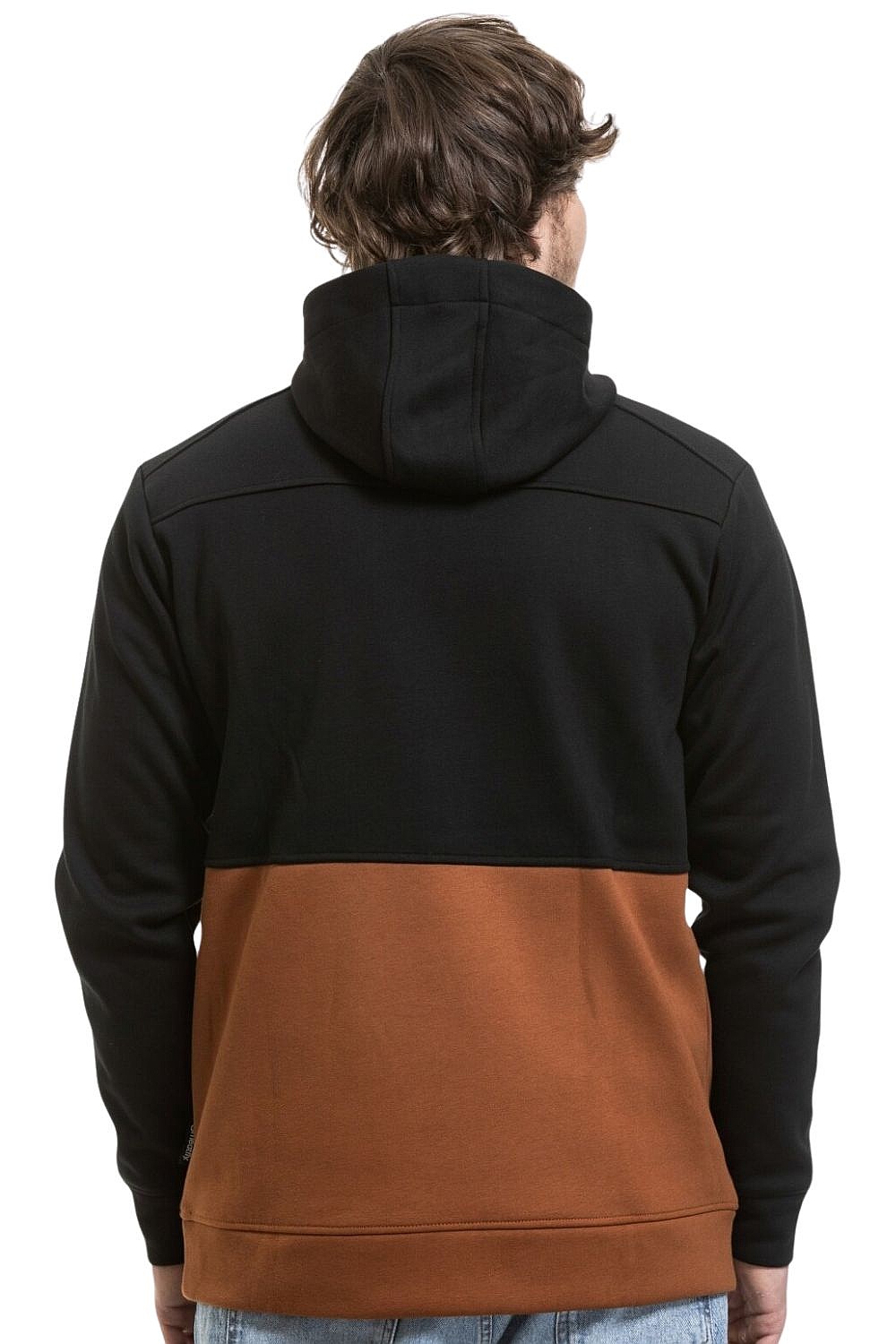 Sweatshirt Meatfly Tason - Black/Brown Sugar - men´s