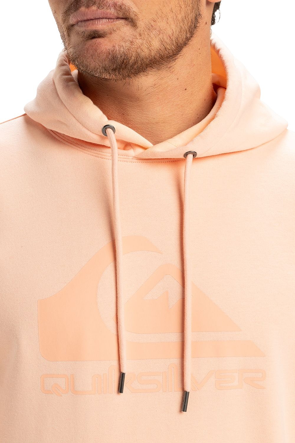Sweatshirt Quiksilver Comp Logo - MEF0/Peach Parfait - men´s
