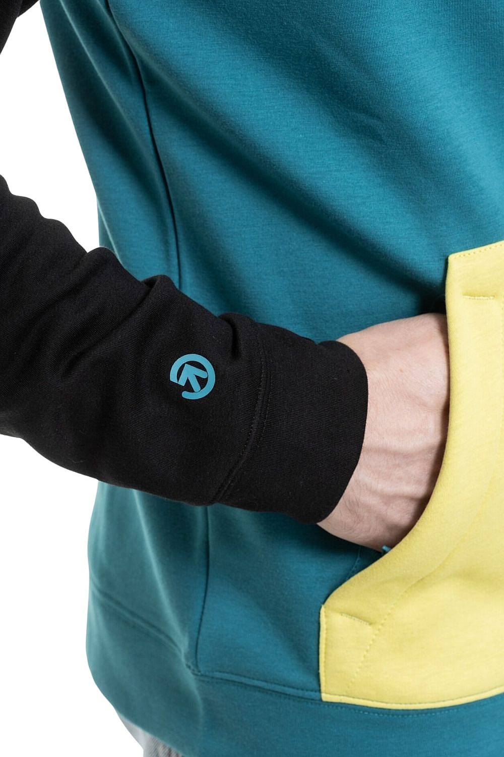 sweat-shirt Meatfly Gravel - Hb Blue/Lime - men´s