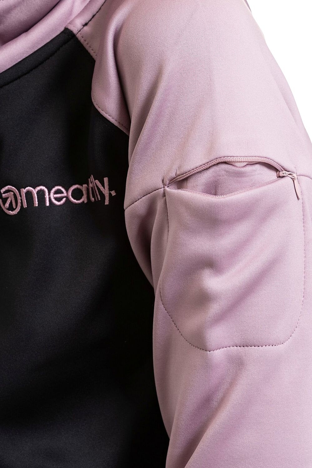 mikina Meatfly Alisha Zip - Purple/Black