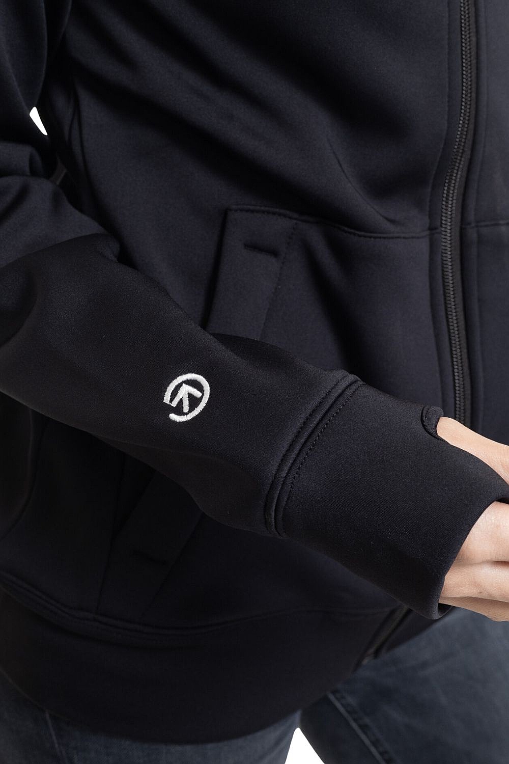 sweat-shirt Meatfly Alisha Zip - Black - women´s