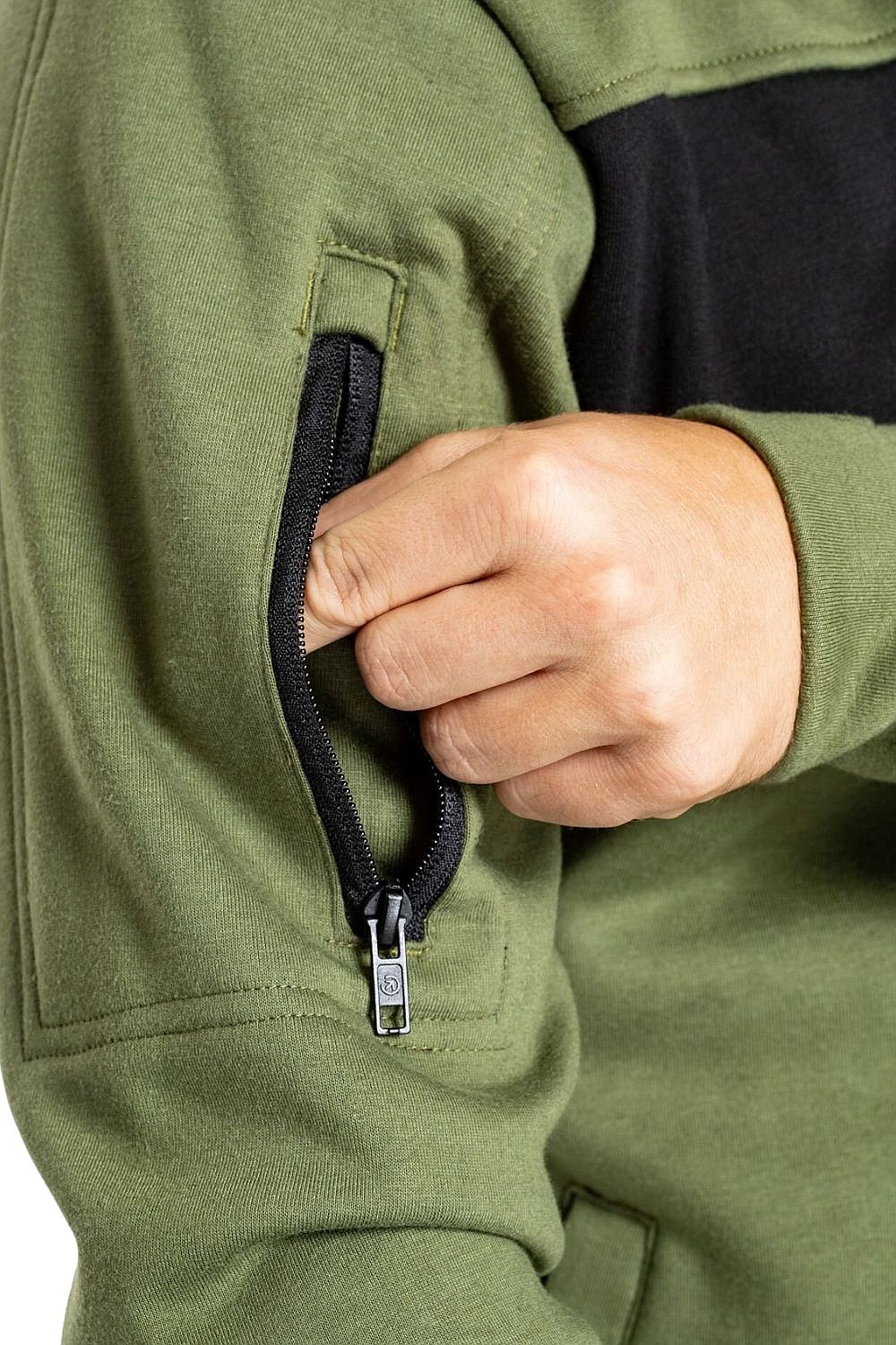 mikina Meatfly Josh Zip - Olive