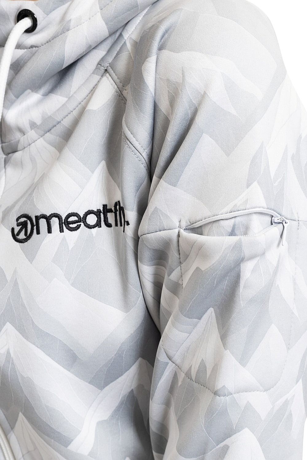 sweat-shirt Meatfly Alisha Zip - White Mountain - women´s