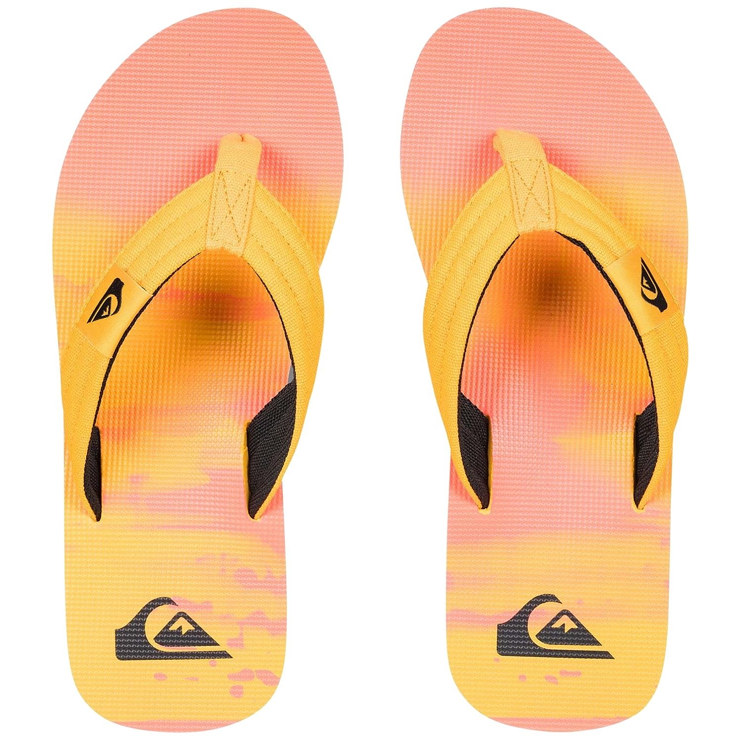 tongs Quiksilver Molokai Layback II - MKZ9/Fiery Coral Bloofade - men´s