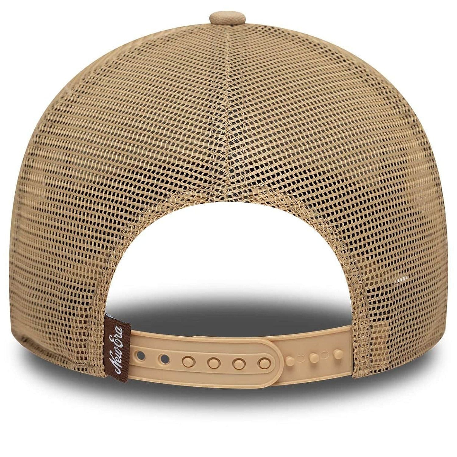 casquette New Era 9FO AF Oval Canvas Distress Trucker Branded - Camel - men´s