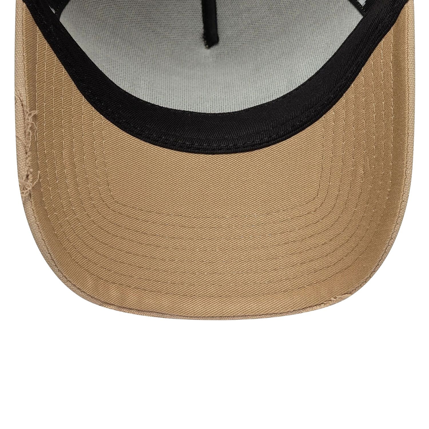 casquette New Era 9FO AF Oval Canvas Distress Trucker Branded - Camel - men´s