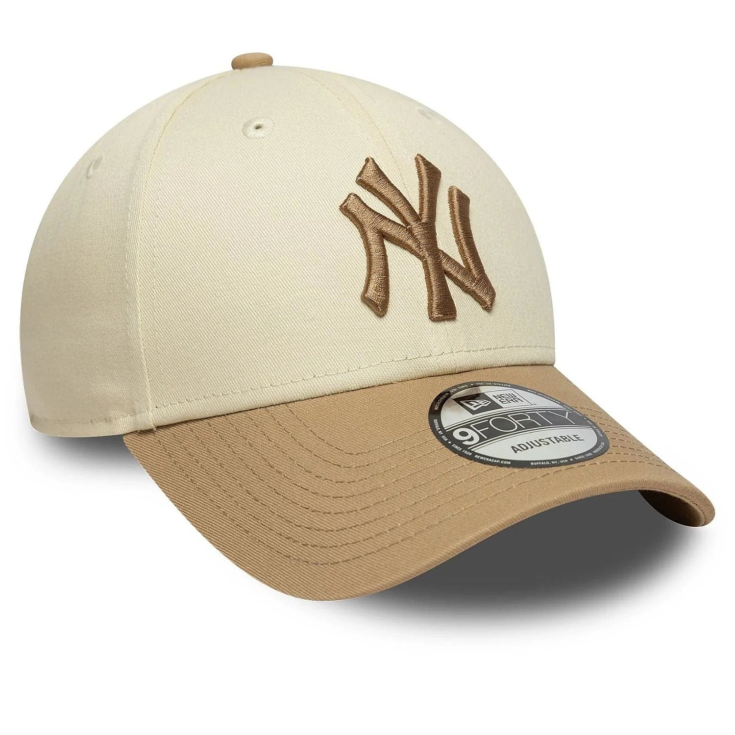 casquette New Era 9FO Colour Block MLB New York Yankees - Light Cream/Camel - men´s