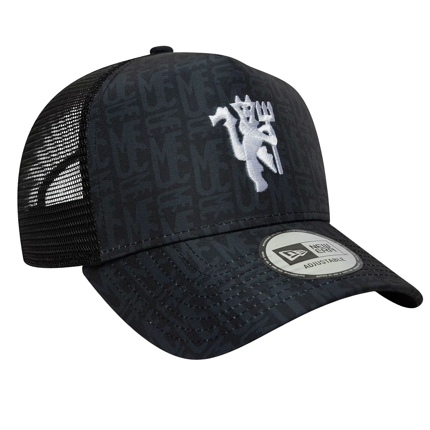 casquette New Era 9FO AF Aop Trucker FC Manchester United - Black - men´s