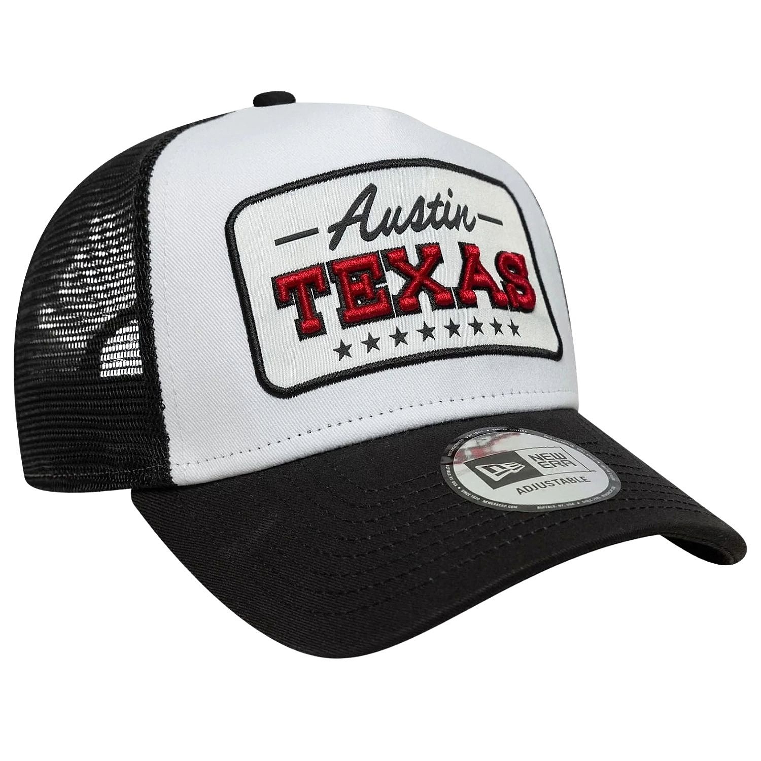 kšiltovka New Era 9FO AF Location Patch Trucker Branded - Black/White