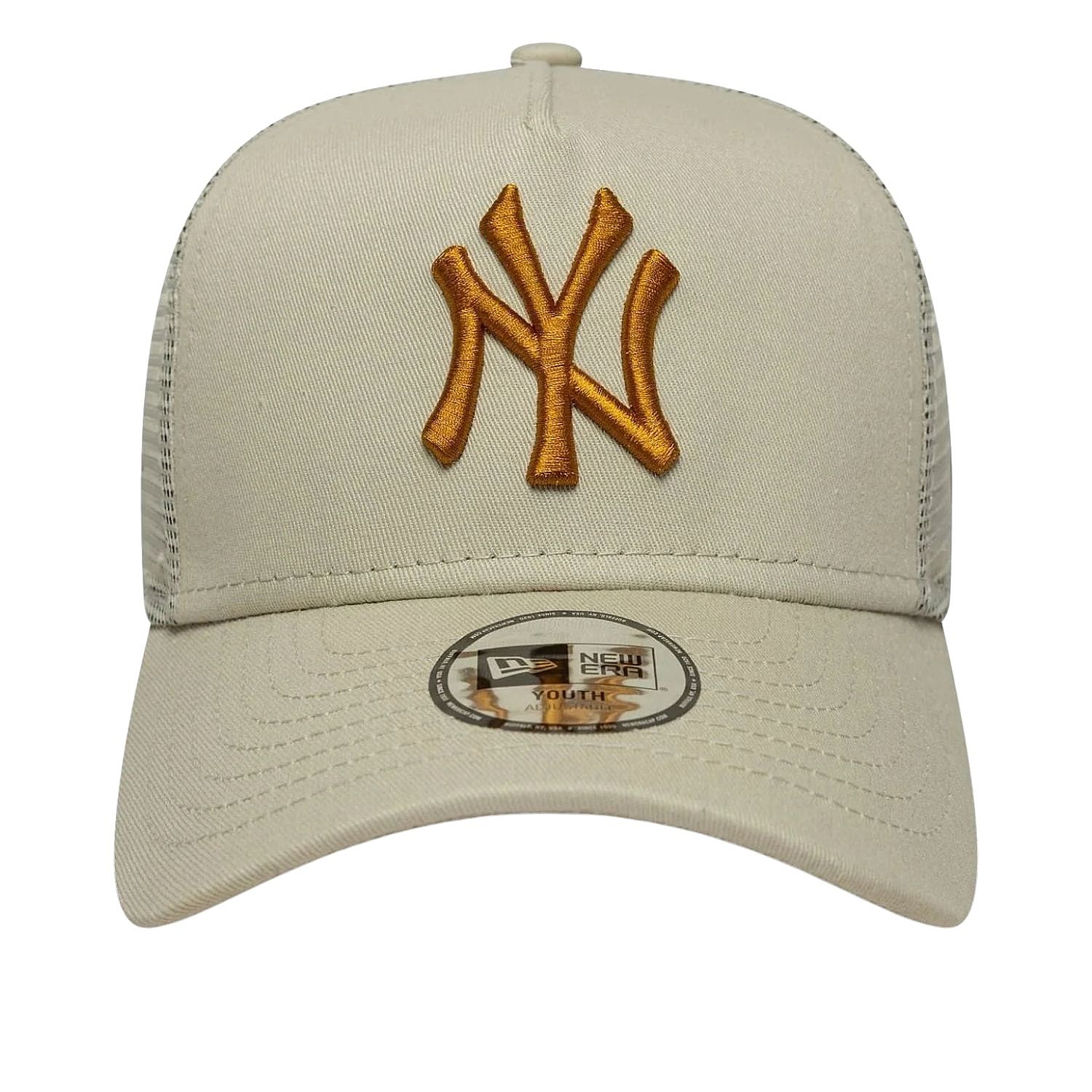 casquette New Era 9FO AF Lge Trucker MLB Los Angeles Dodgers Child - Stone/Copper - kid´s