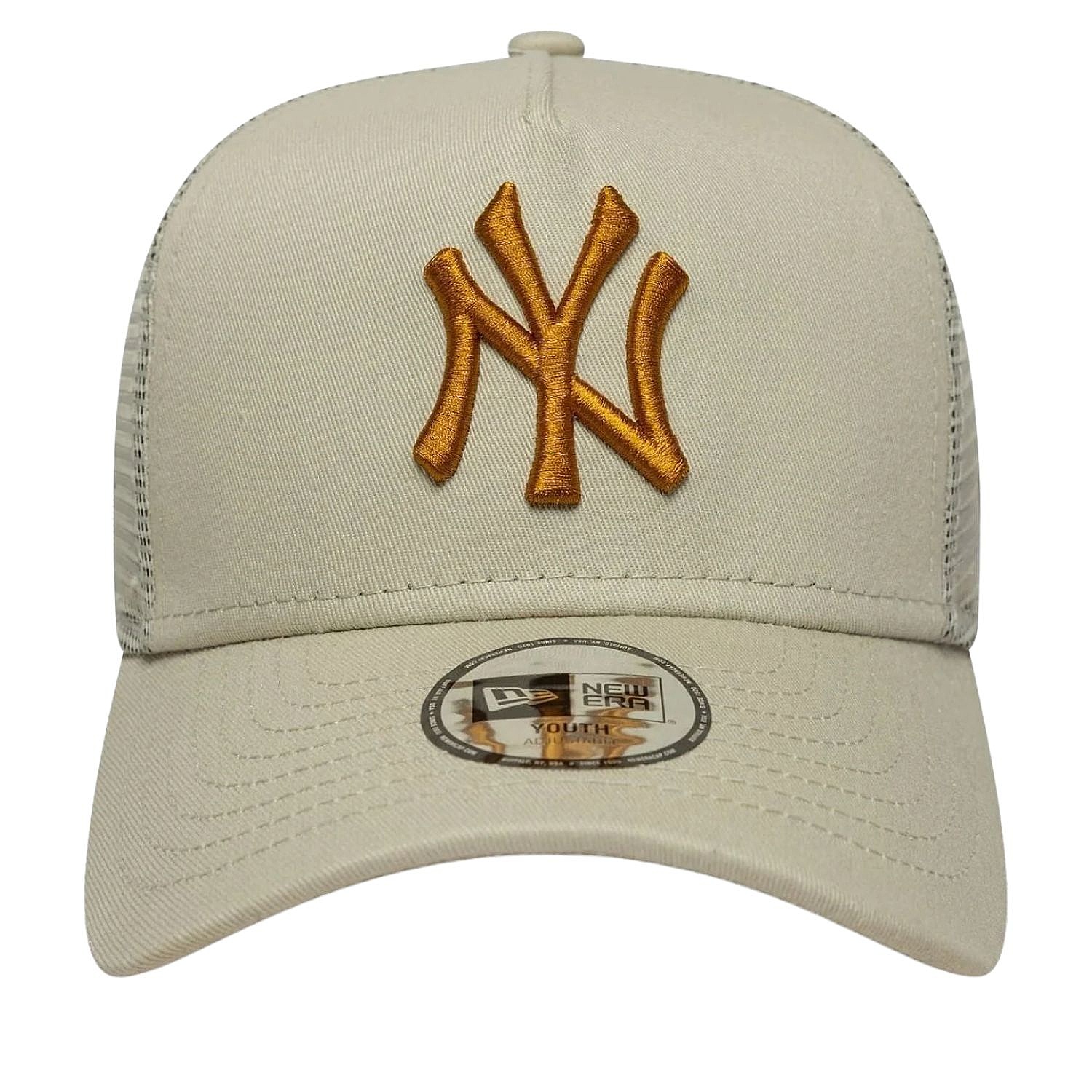 casquette New Era 9FO AF Lge Trucker MLB Los Angeles Dodgers Youth - Stone/Copper - unisex junior