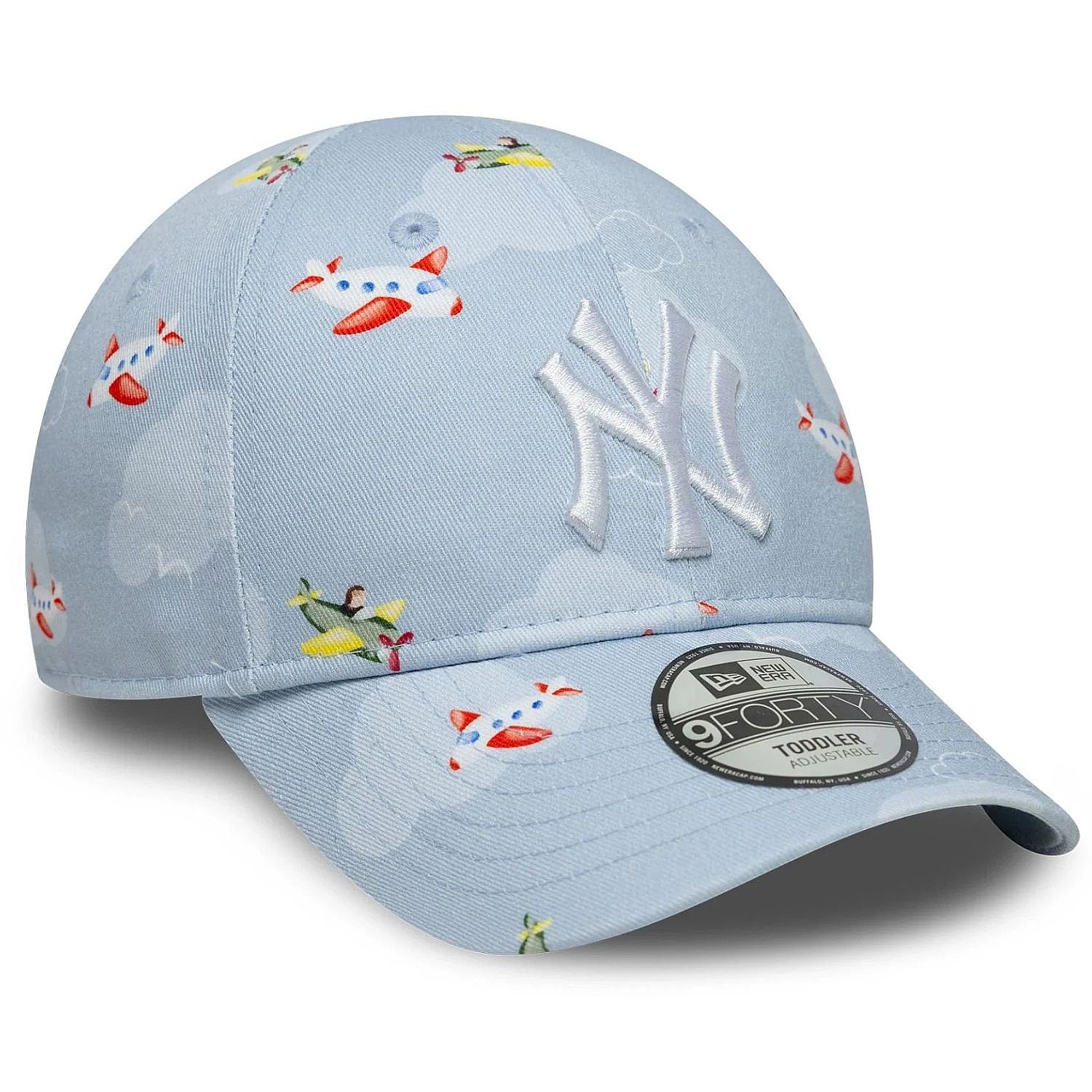dětská kšiltovka New Era 9FO Plane Aop MLB New York Yankees Toddler - Soft Blue