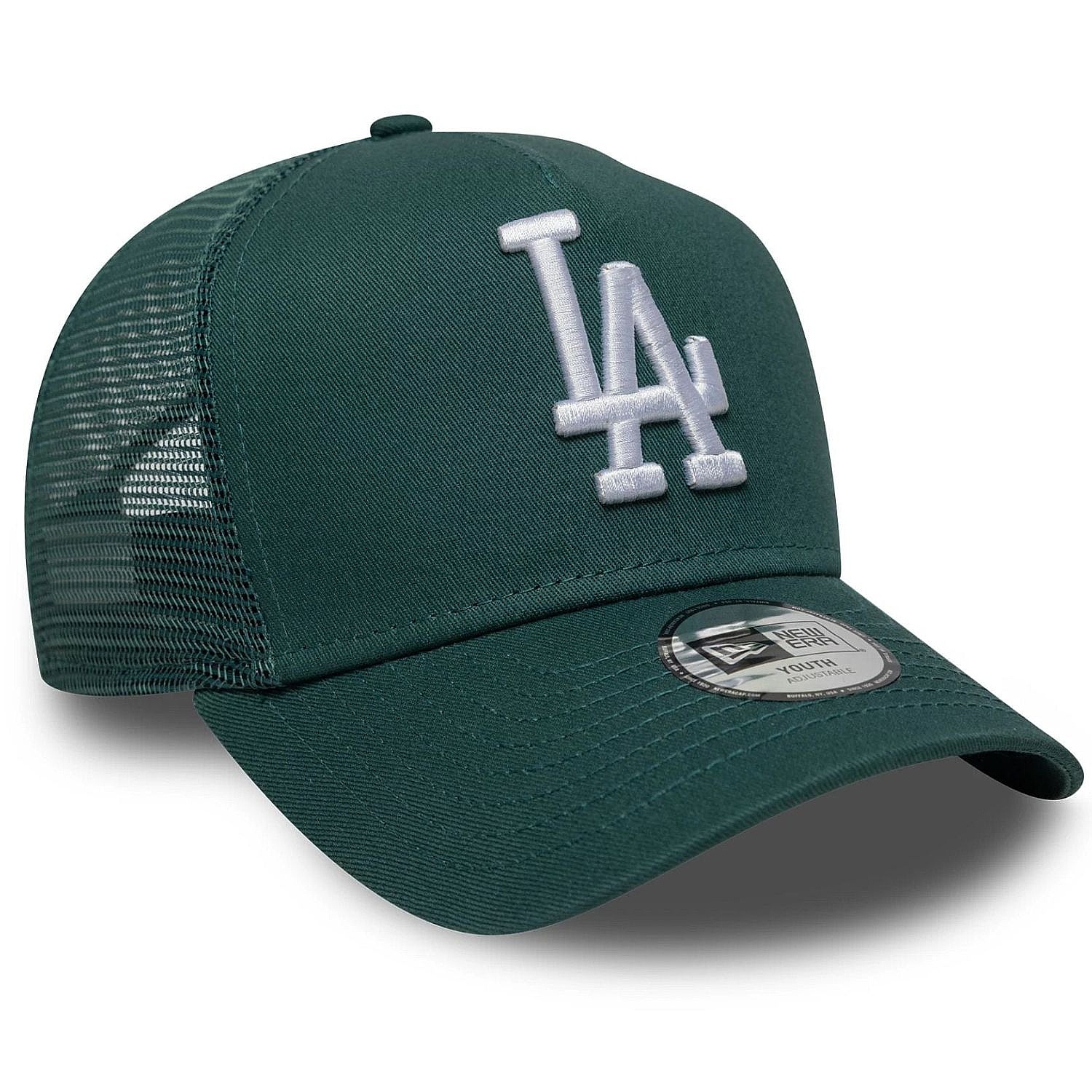 dětská kšiltovka New Era 9FO AF Lge Trucker MLB Los Angeles Dodgers Child - Pine Needle Green/White