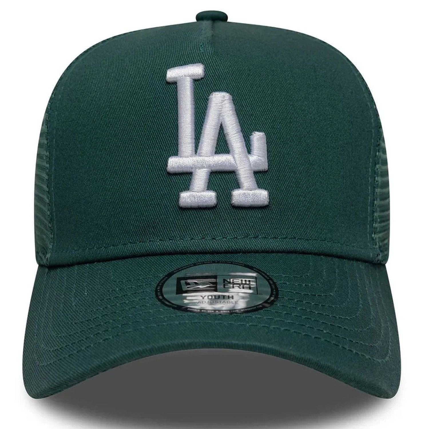 dětská kšiltovka New Era 9FO AF Lge Trucker MLB Los Angeles Dodgers Child - Pine Needle Green/White