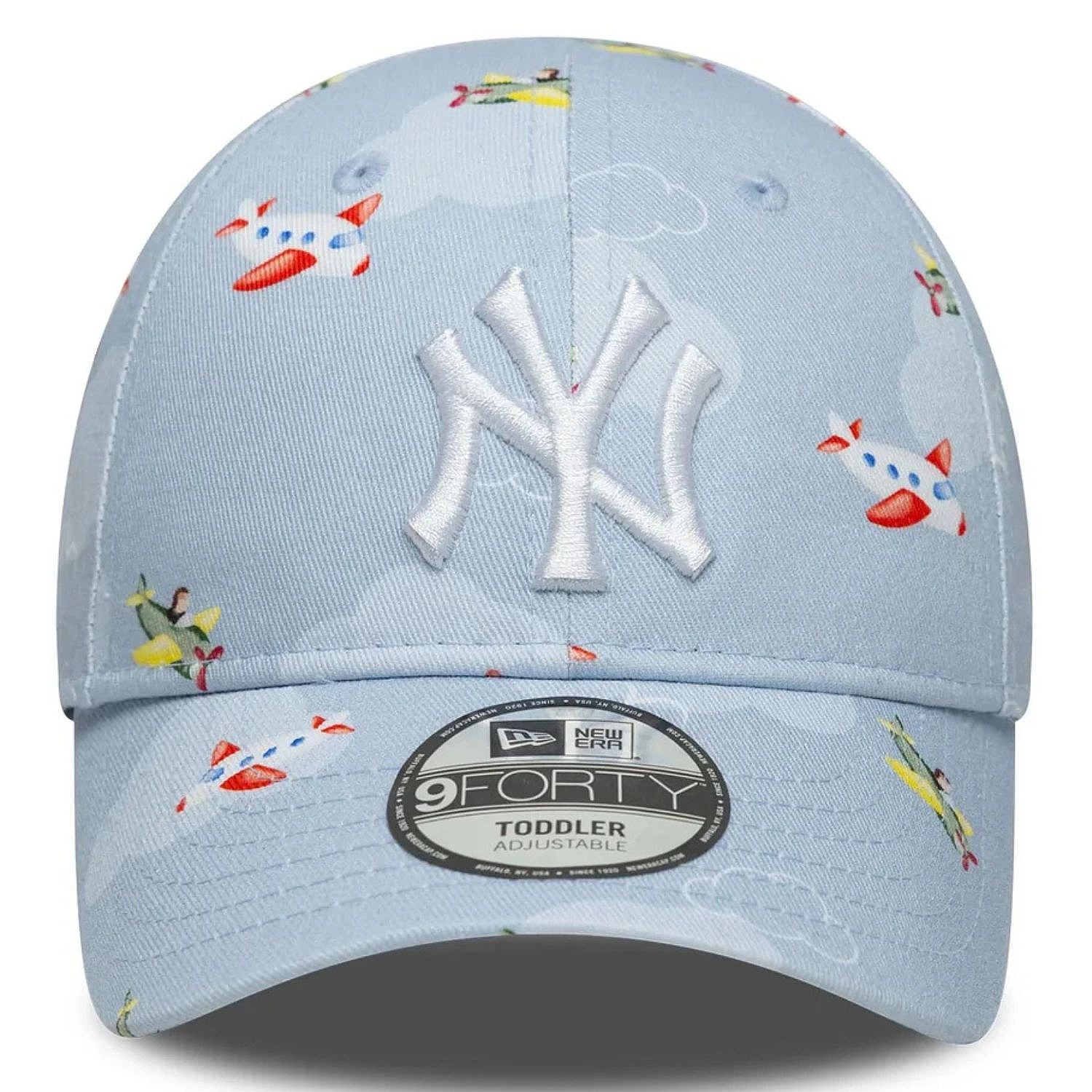 dětská kšiltovka New Era 9FO Plane Aop MLB New York Yankees Toddler - Soft Blue