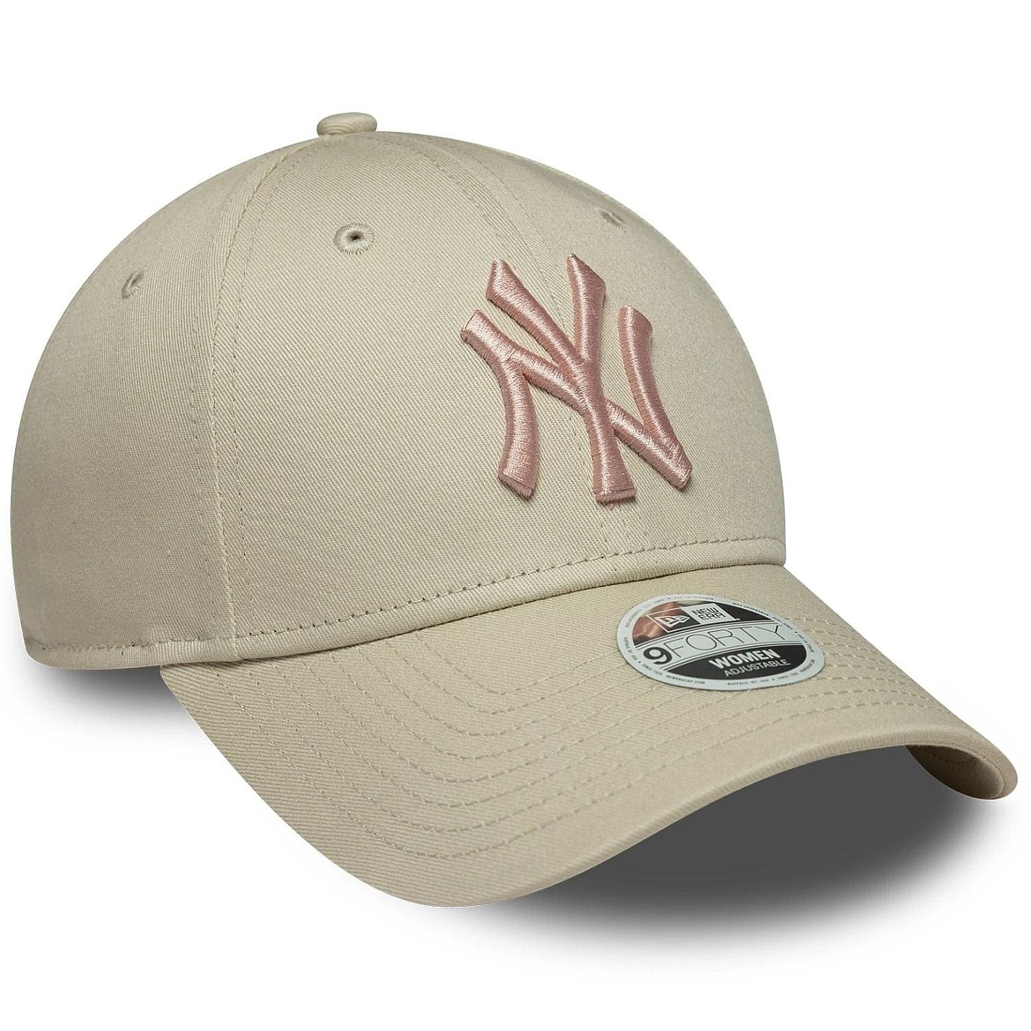 kšiltovka New Era 9FO League Essential MLB New York Yankees - Stone/Pastel Marble Pink