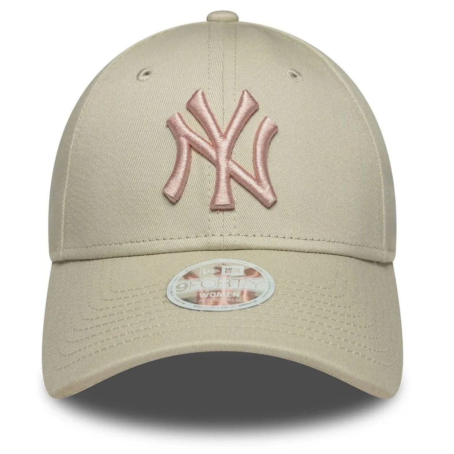 kšiltovka New Era 9FO League Essential MLB New York Yankees - Stone/Pastel Marble Pink