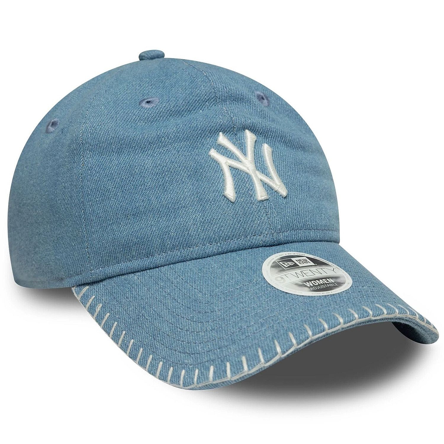 kšiltovka New Era 9T Denim Stitch MLB New York Yankees - Pastel Blue
