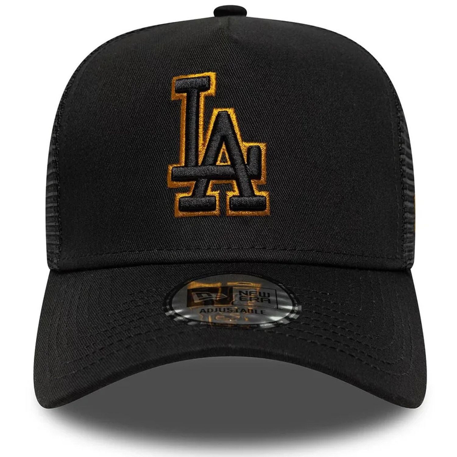 kšiltovka New Era 9FO AF Outline Trucker MLB Los Angeles Dodgers - Black/Copper