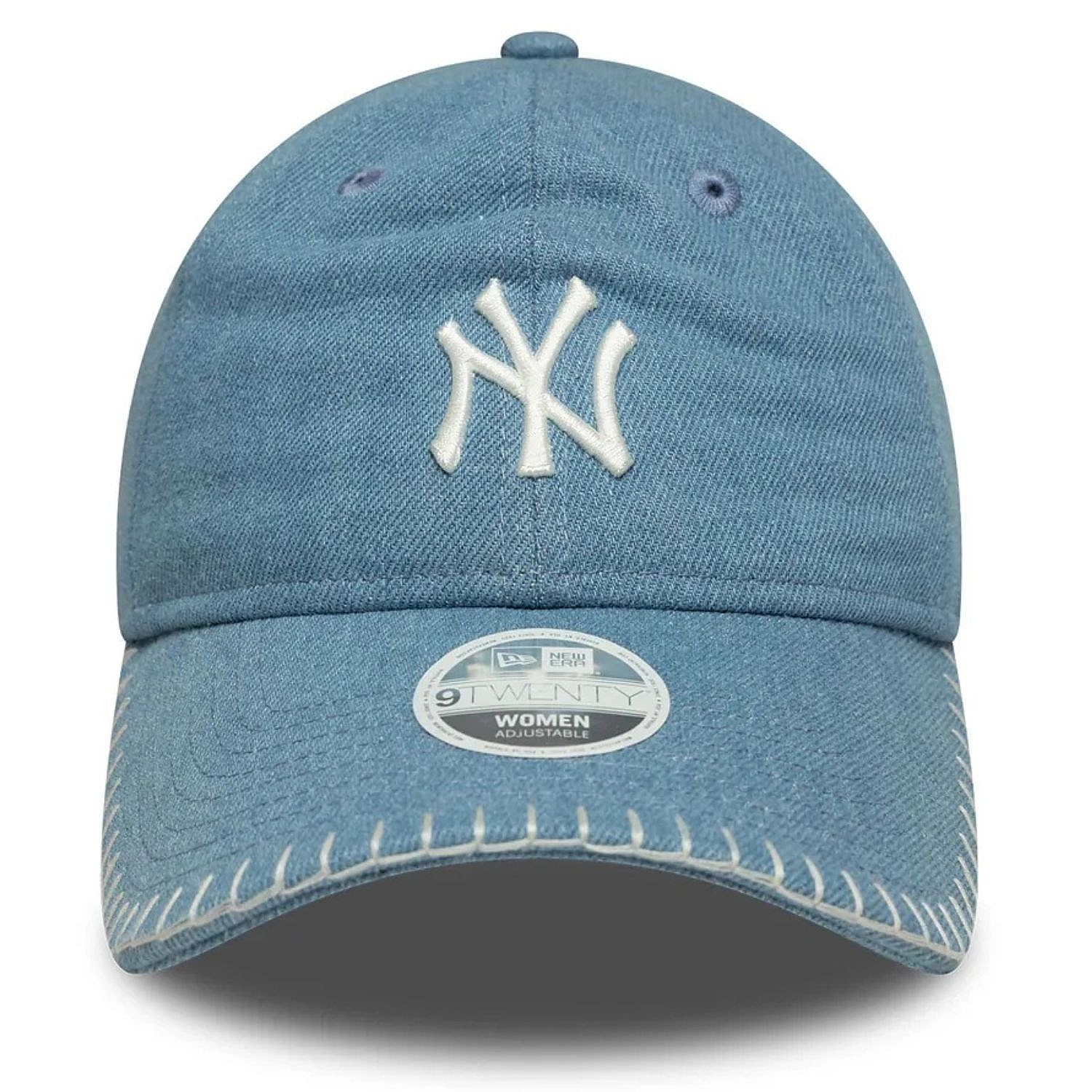 kšiltovka New Era 9T Denim Stitch MLB New York Yankees - Pastel Blue