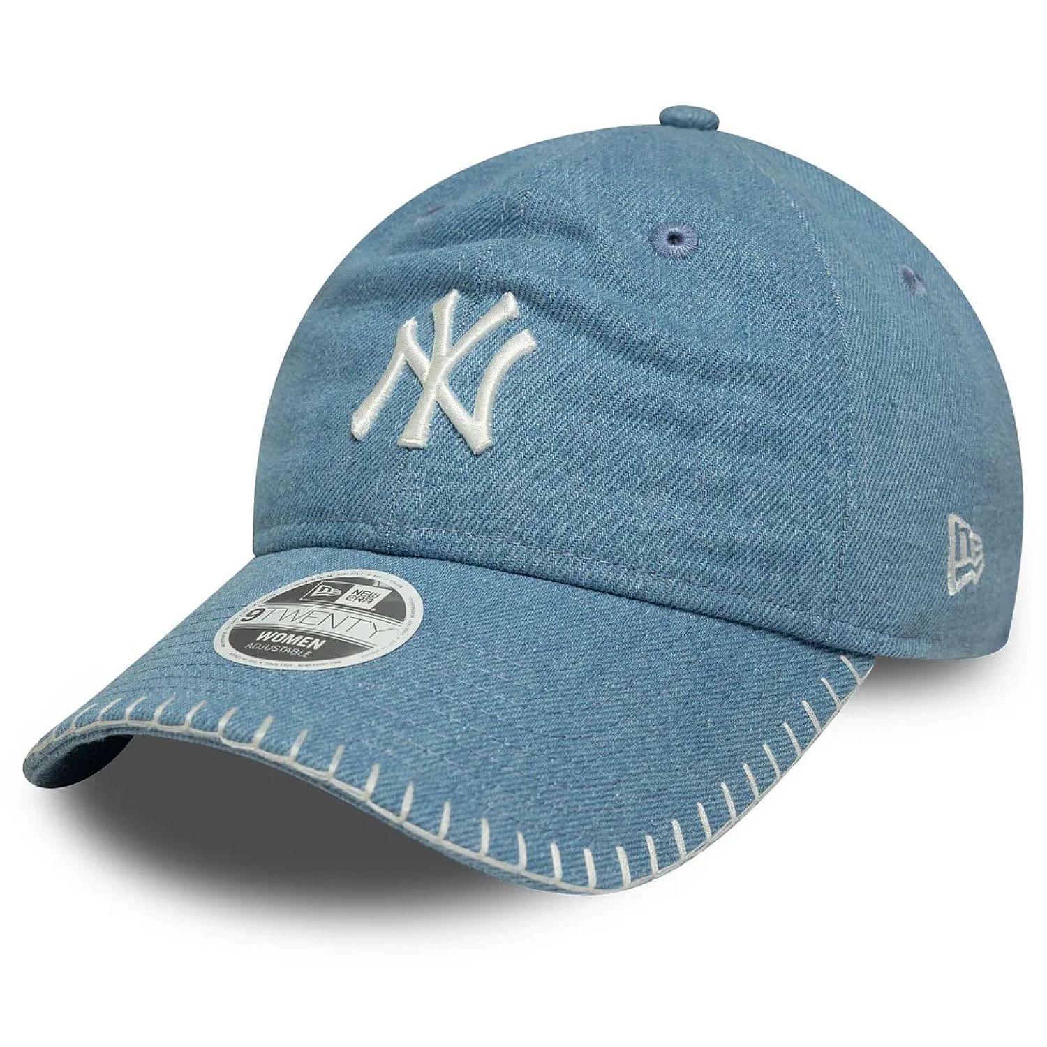 kšiltovka New Era 9T Denim Stitch MLB New York Yankees - Pastel Blue