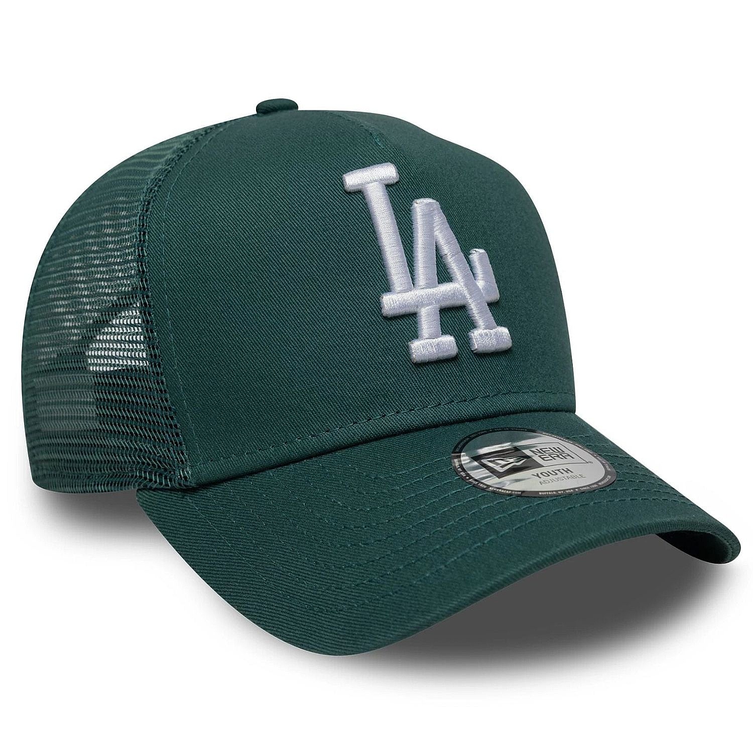 dětská kšiltovka New Era 9FO AF Lge Trucker MLB Los Angeles Dodgers Child - Pine Needle Green/White