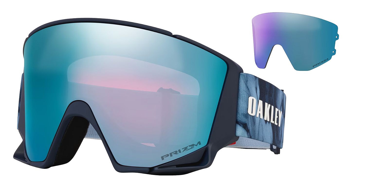 masque de ski  Oakley Flow Scape L - Alexander Kilde Signature/Prizm Sapphire & Prizm I - men´s