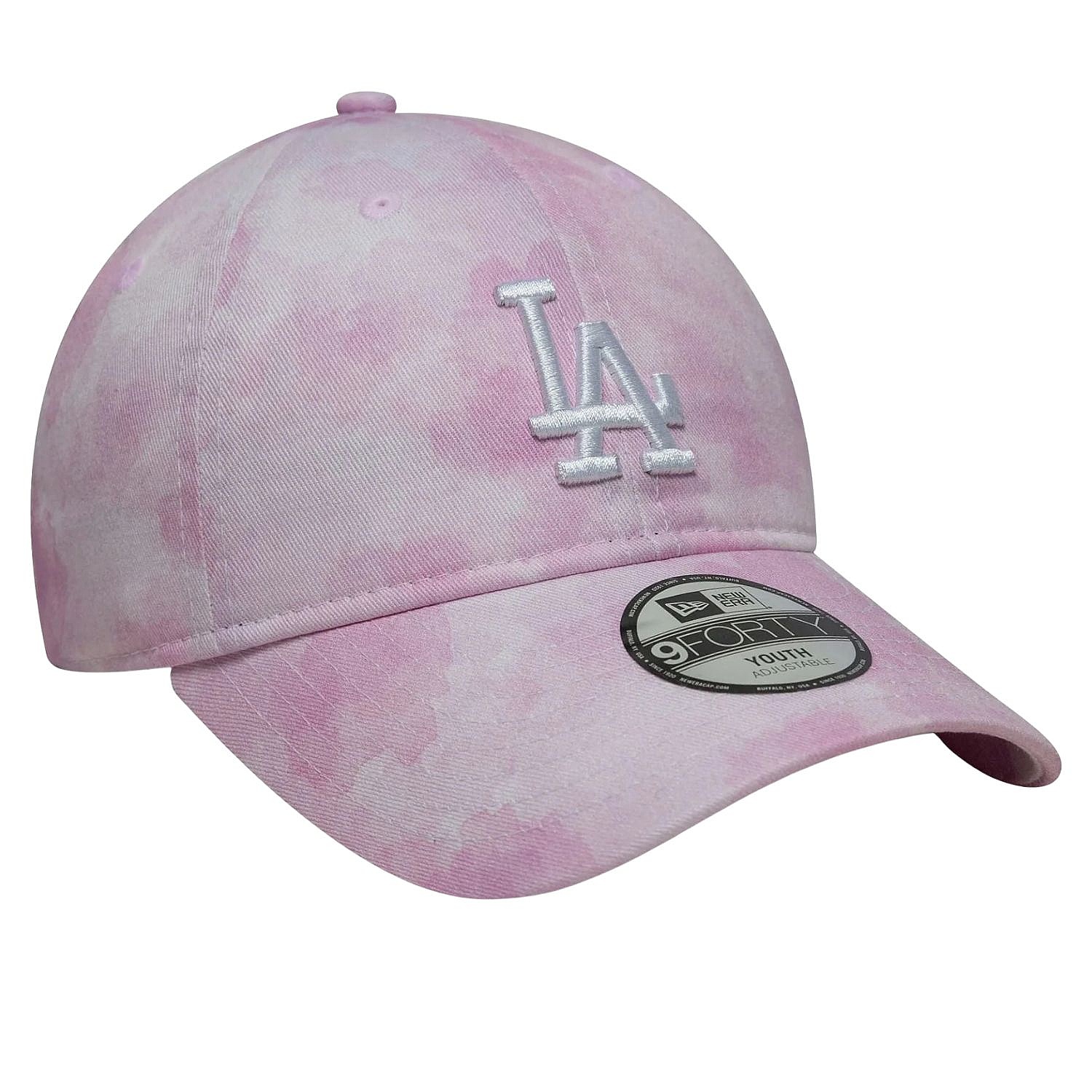 dětská kšiltovka New Era 9T Tie Dye MLB Los Angeles Dodgers Youth - Pastel Marble Pink