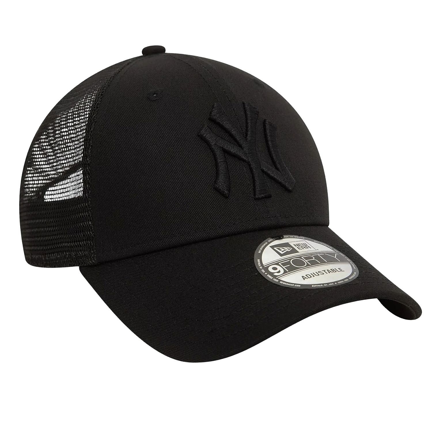 czapka z daszkiem New Era 9FO Home Field Trucker MLB New York Yankees - Black/Black