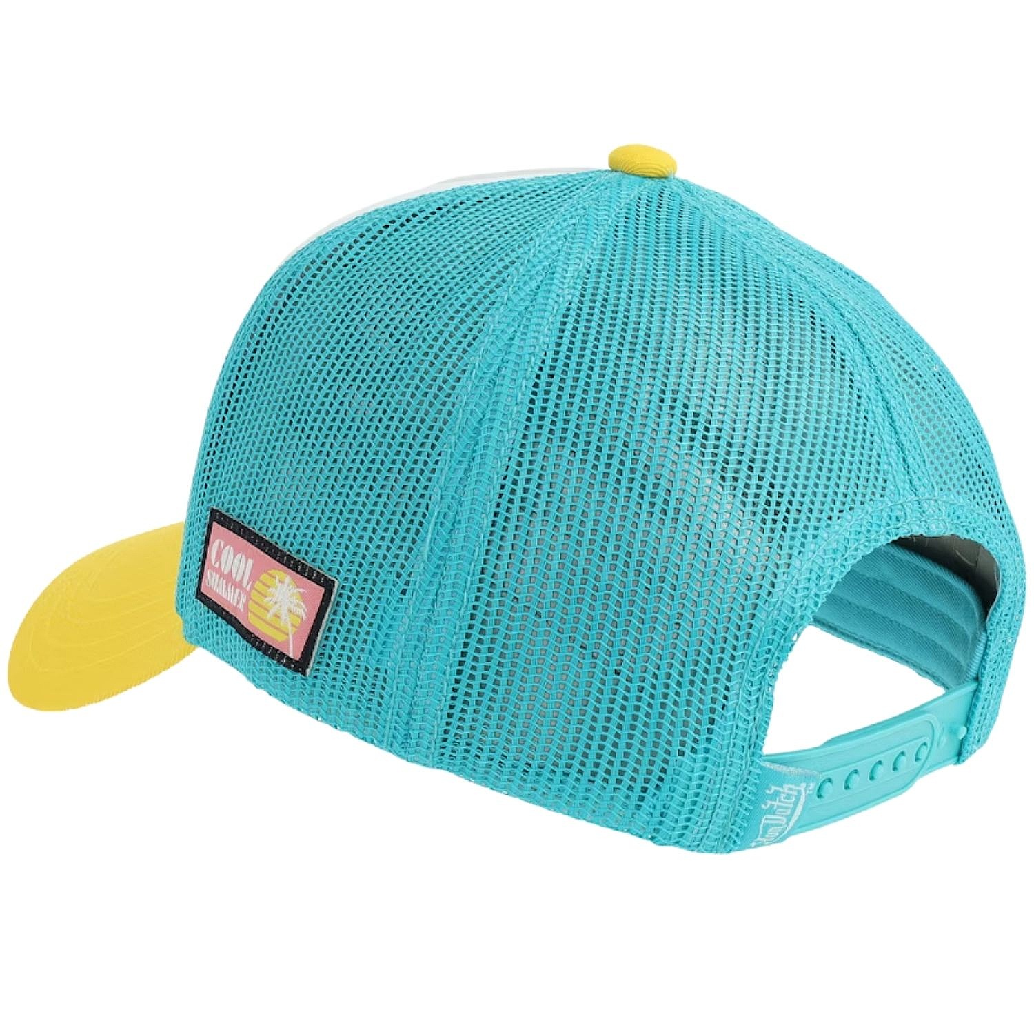kšiltovka Von Dutch Surf Print Trucker - Surf 12/White/Turquoise/Yellow