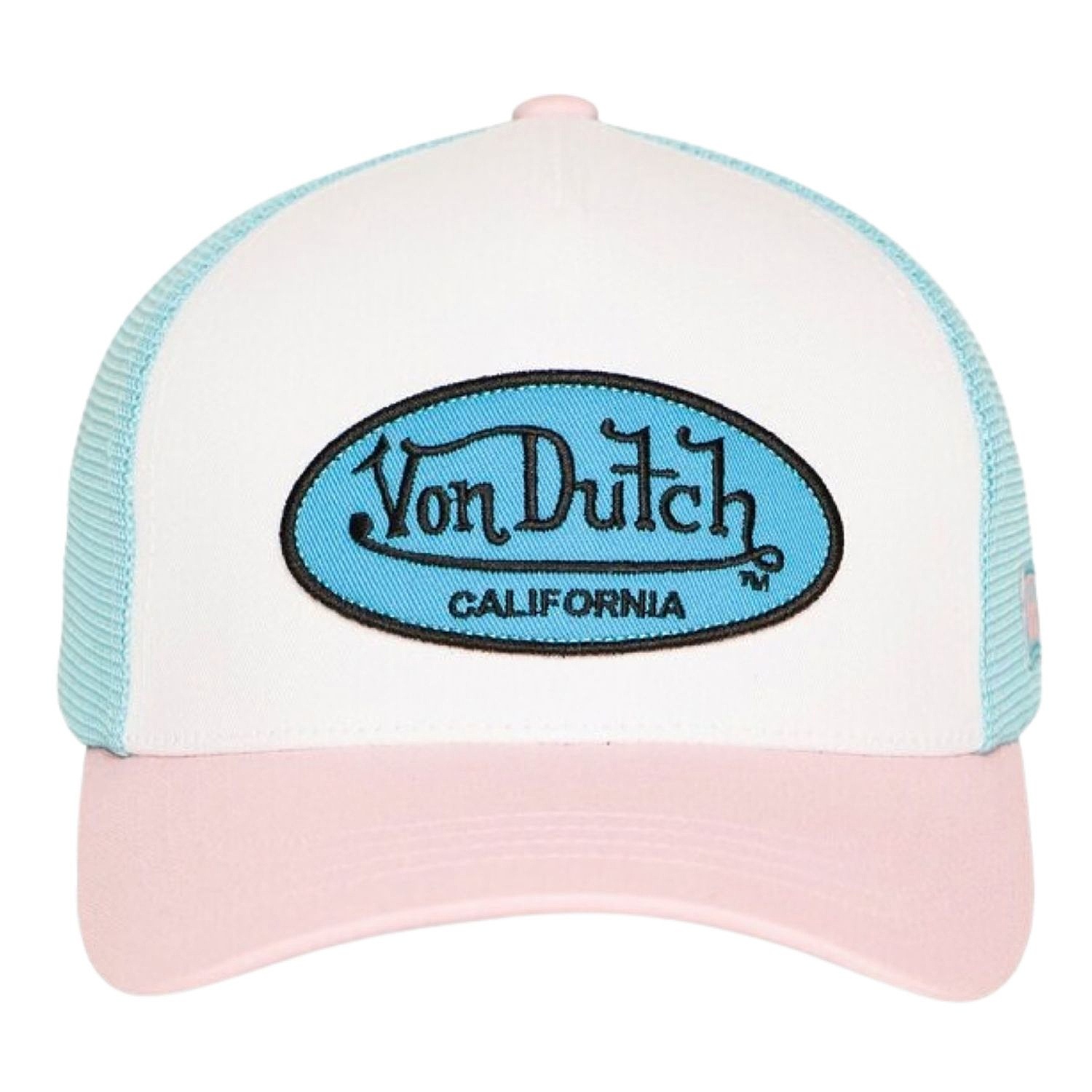kšiltovka Von Dutch LOFB Miami Trucker - Pink/Blue/White/Black