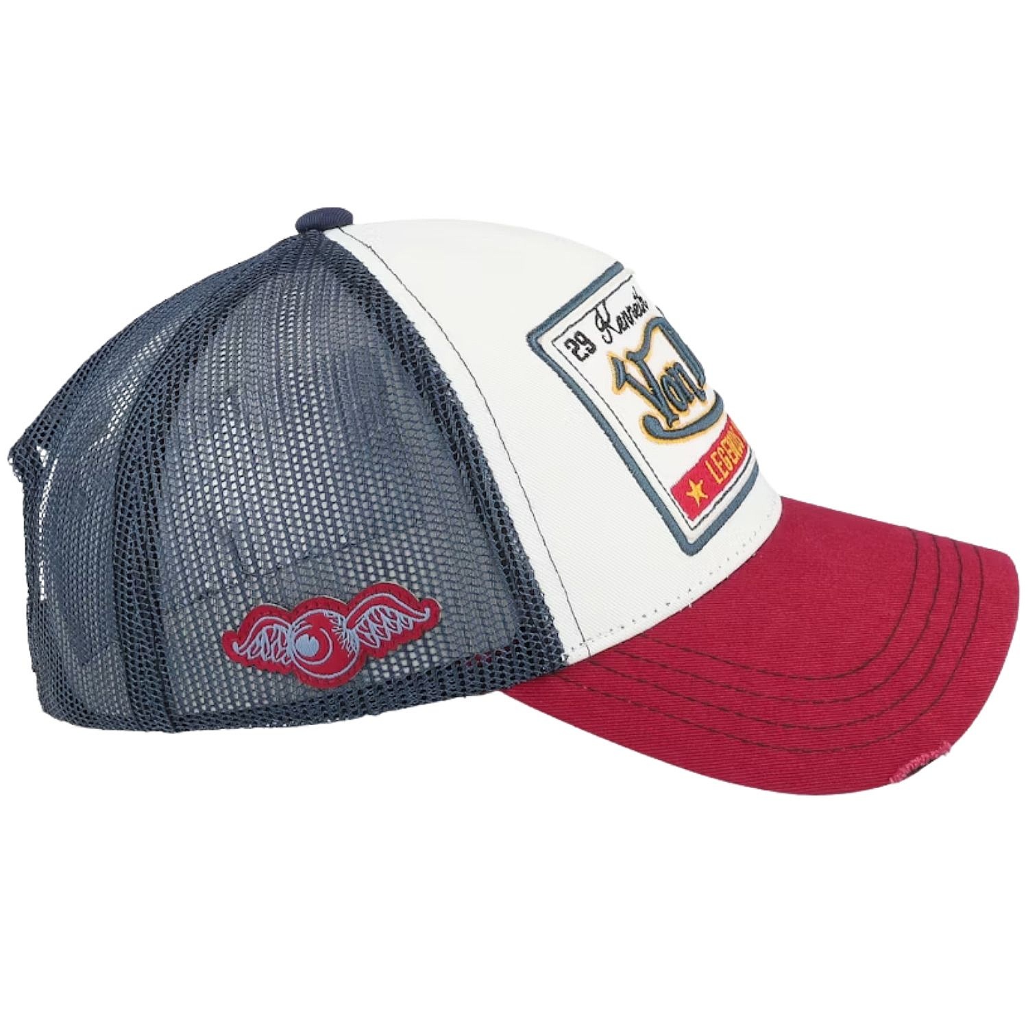 casquette Von Dutch Legends Never Die Trucker - Red/White/Navy Blue