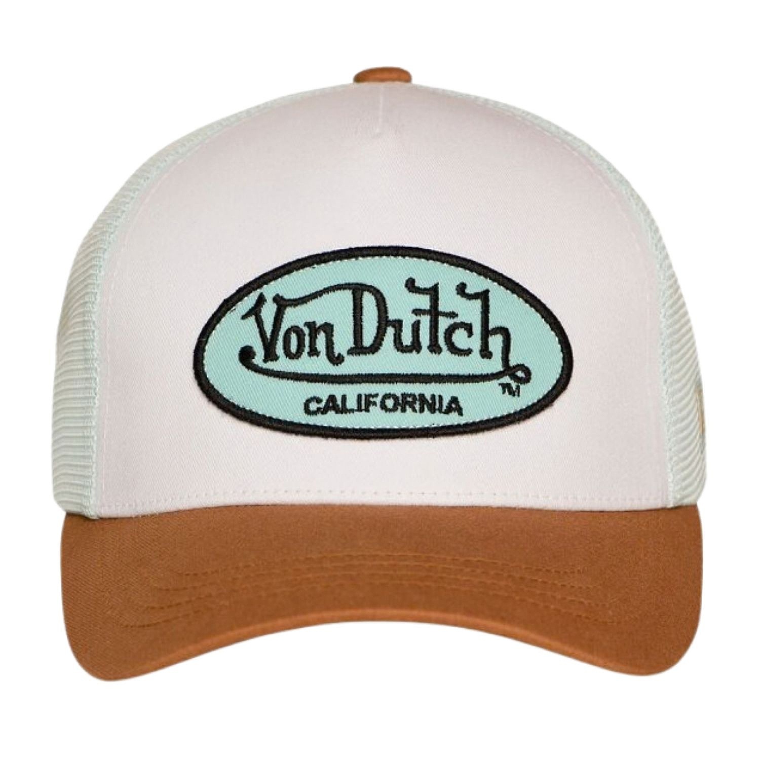kšiltovka Von Dutch LOFB Miami Trucker - Camel/White/Pastel Green