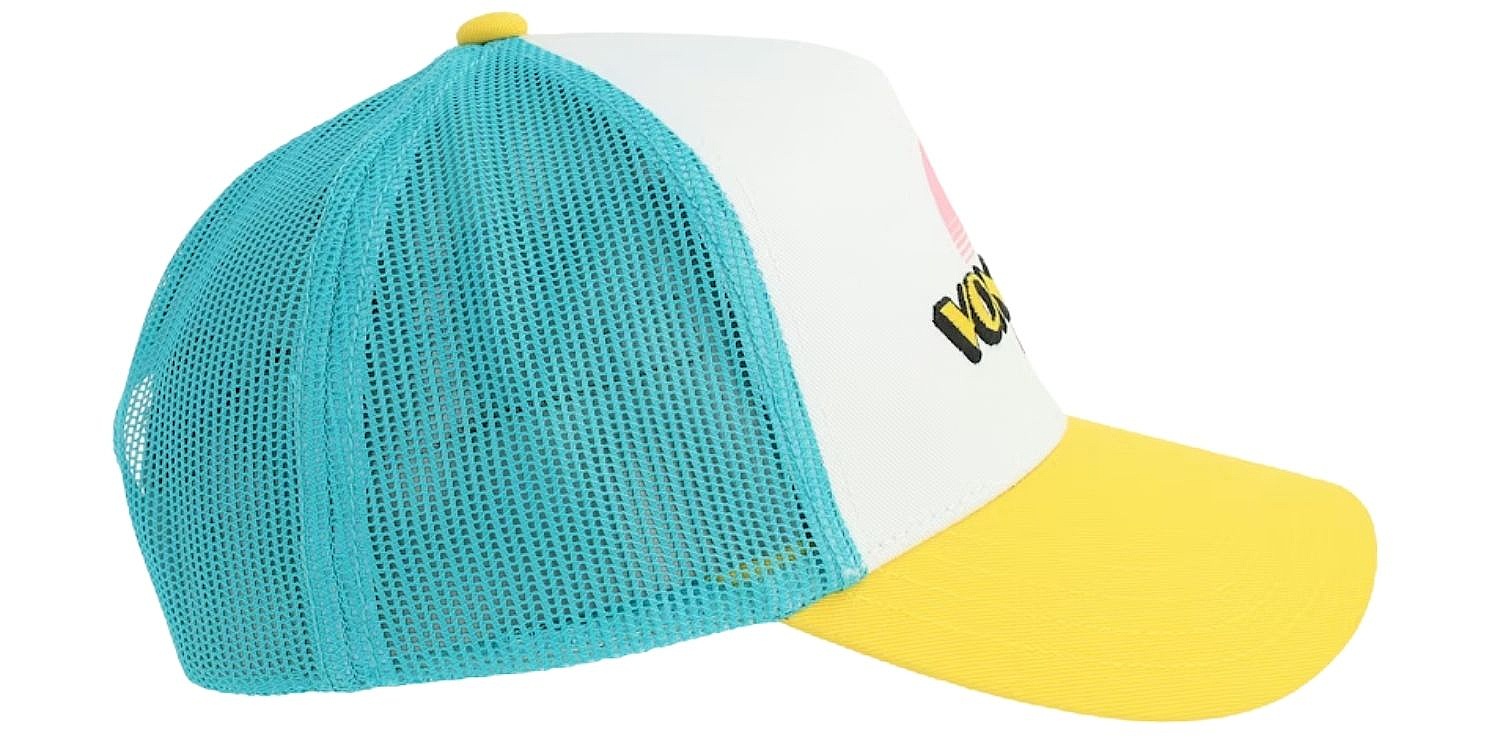 kšiltovka Von Dutch Surf Print Trucker - Surf 12/White/Turquoise/Yellow