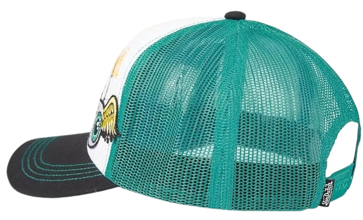 kšiltovka Von Dutch Flying Eyes Trucker - Black/Green
