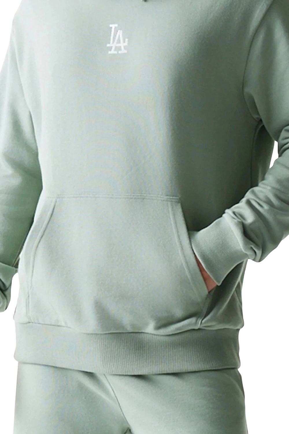 mikina New Era Midi LE Oversize Hoodie FT MLB Los Angeles Dodgers - Everest Green