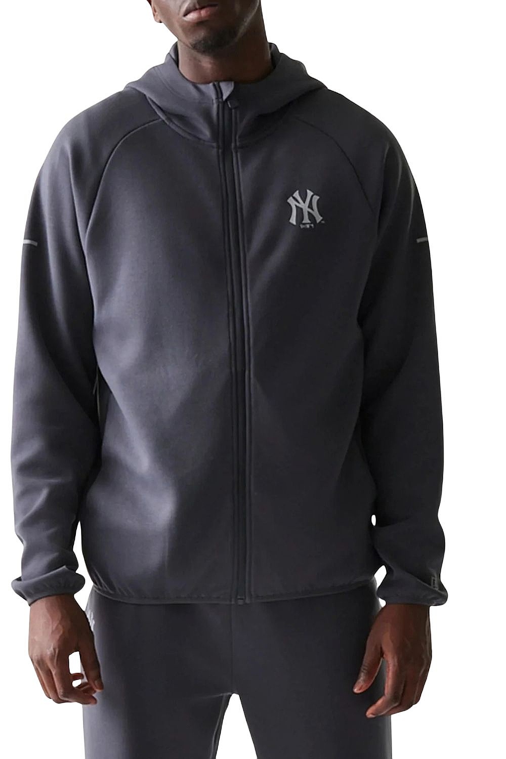 mikina New Era Core Plus Hoodie Zip MLB New York Yankees - Graphite
