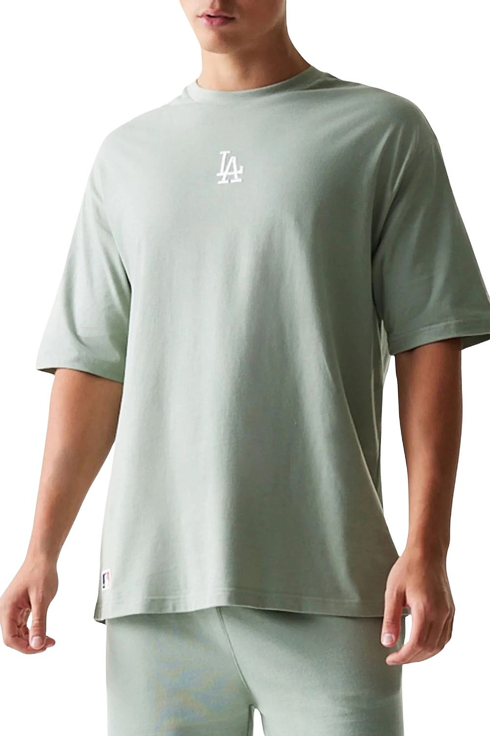 tričko New Era Midi League Ess. Oversized MLB Los Angeles Dodgers - Everest Green