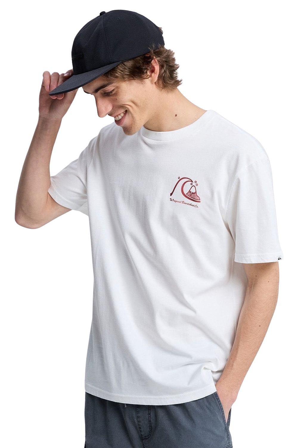 T-Shirt Quiksilver Evo Original Bs - WBK0/Snow White - men´s