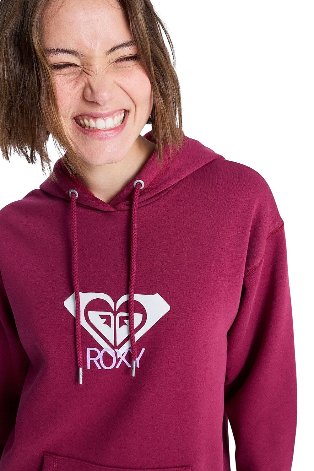 sudadera Roxy Surf Stoked Hoodie Brushed Art - RRM0/Rhododendron - women´s