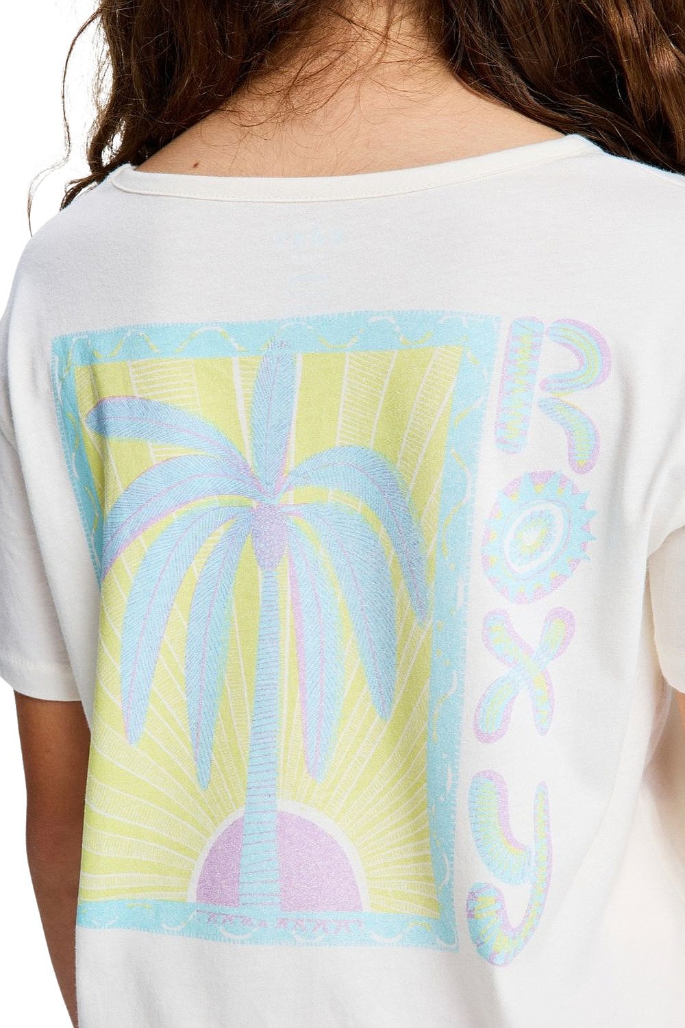 T-Shirt Roxy Lilyregular Night Vintage - WZA0/Coconut Milk - girl´s